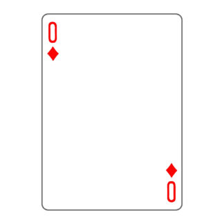 Gaff Cards 0 of Diamond